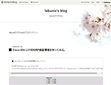 Tablet Screenshot of labunix.hateblo.jp